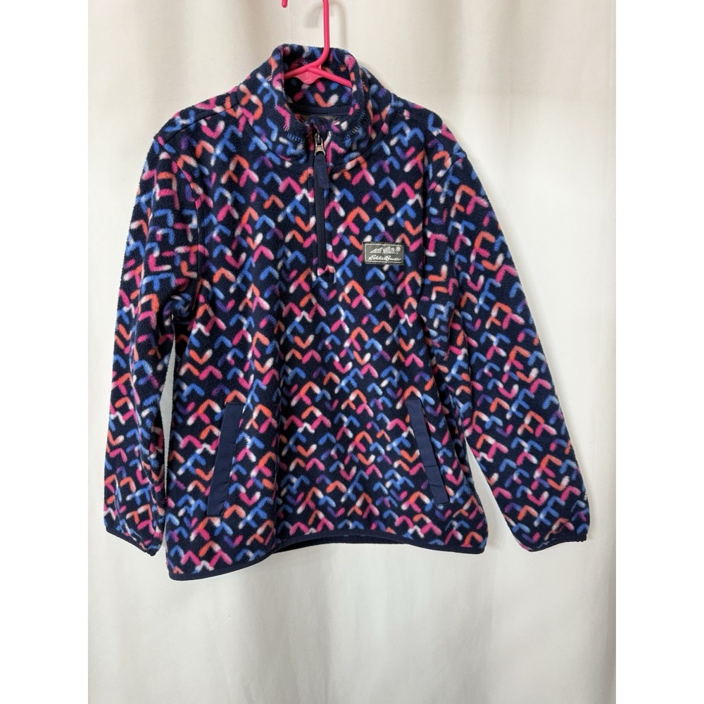 Eddie Bauer Youth 10/12 Medium 1/4 Zip Fleece Pullover